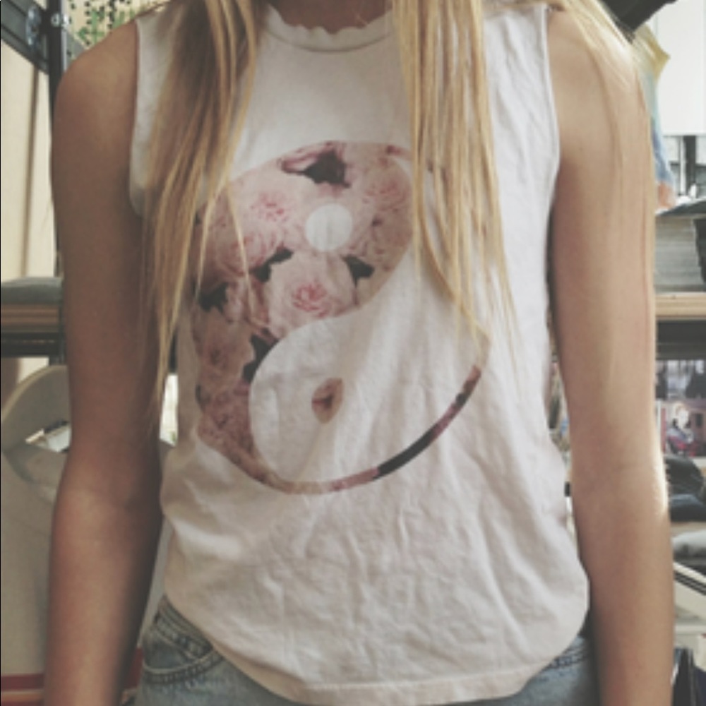 Rare Brandy Yin Yang Tank and stickers